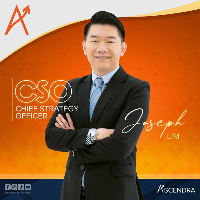 Joseph Lim, Chief Strategy Officer — Ascendra founder card.